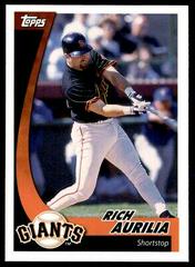 Rich Aurilia Baseball Cards 2002 Topps Post Cereal Prices