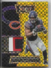 David Montgomery [Gold] #SS-DMO Football Cards 2021 Panini Select Swatches Prices