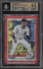 Isaac Paredes [Red] Baseball Cards 2020 Bowman Sapphire Prices
