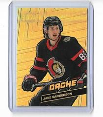 Jake Sanderson [Gold] #C-43 Hockey Cards 2022 Skybox Metal Universe Cache Prices