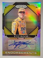 Kyle Busch [Silver Mosaic] #E-KY Racing Cards 2020 Panini Prizm Nascar Endorsements Autographs Prices