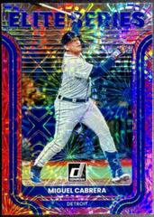 Miguel Cabrera [Pink Fireworks] #ES-11 Baseball Cards 2022 Panini Donruss Elite Series Prices