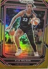 A'ja Wilson [Gold] #25 Basketball Cards 2023 Panini Prizm WNBA Prices