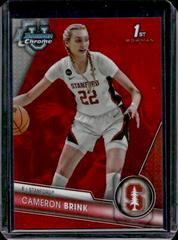Cameron Brink [Red] #75 Basketball Cards 2023 Bowman Chrome University Prices