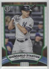 Giancarlo Stanton [Green] #7 Baseball Cards 2022 Topps Tribute Prices
