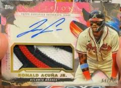 Ronald Acuna Jr. [Magenta] #IAP-RA Baseball Cards 2023 Topps Inception Autograph Patch Prices