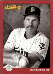 Jack Morris #89 Baseball Cards 1991 Studio Prices
