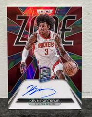 Kevin Porter Jr. [Marble] Basketball Cards 2021 Panini Spectra In The Zone Autographs Prices