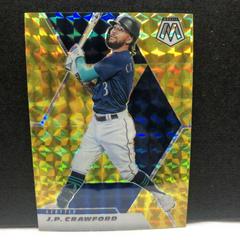 J. P. Crawford [Reactive Yellow Mosaic] #1 Baseball Cards 2021 Panini Mosaic Prices