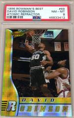 David Robinson [Atomic Refractor] #69 Basketball Cards 1996 Bowman's Best Prices
