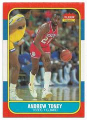 Andrew Toney Basketball Cards 1986 Fleer Prices