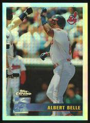 Albert Belle [Refractor] #17 Baseball Cards 1996 Topps Chrome Prices