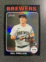 Sal Frelick [Black Refractor] #451 Baseball Cards 2024 Topps Heritage Chrome Prices