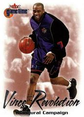 Vince Carter #4 Basketball Cards 2000 Fleer Game Time Vince and the Revolution Prices