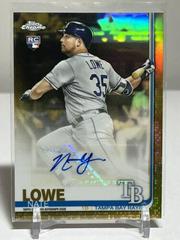 Nate Lowe [Gold Refractor] Baseball Cards 2019 Topps Chrome Autographs Prices