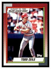 Todd Zeile Baseball Cards 1990 Topps Major League Debut Prices