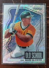 Mark McGwire [Shimmer Prizm] #OS-7 Baseball Cards 2022 Panini Prizm Old School Prices