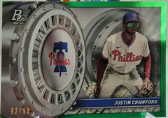 Justin Crawford [Green] #TV-15 Baseball Cards 2023 Bowman Platinum Treasures in the Vault Prices