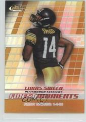 Limas Sweed [Gold Refractor] Football Cards 2008 Topps Finest Moments Prices