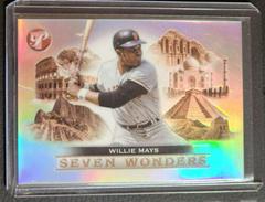 Willie Mays Baseball Cards 2023 Topps Pristine 7 Wonders Prices