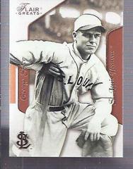 George Sisler #74 Baseball Cards 2003 Flair Greats Prices