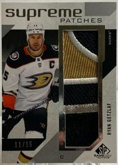 Ryan Getzlaf [Patches] Hockey Cards 2021 SP Game Used Supreme Prices