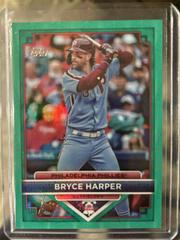 Bryce Harper [Green] Baseball Cards 2023 Topps Flagship Collection Prices