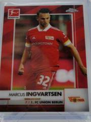Marcus Ingvartsen [Red Refractor] #16 Soccer Cards 2020 Topps Chrome Bundesliga Prices