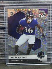 Tylan Wallace [No Huddle Silver] #326-V Football Cards 2021 Panini Mosaic Rookie Variations Prices
