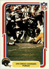 San Diego Chargers [Pursuit] Football Cards 1980 Fleer Team Action Prices