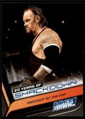Undertaker def. John Cena #SD-17 Wrestling Cards 2019 Topps WWE 20 Years of SmackDown Live Prices