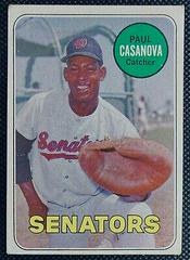 Paul Casanova [Last Name in White] #486 Baseball Cards 1969 Topps Prices
