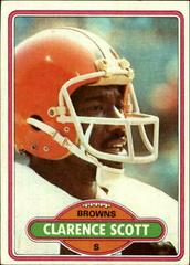 Clarence Scott Football Cards 1980 Topps Prices