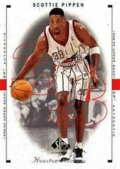 Scottie Pippen #38 Basketball Cards 1998 SP Authentic Prices