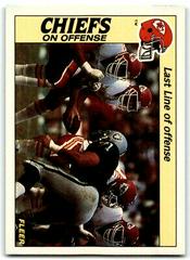 Last Line of offense Offense #11 Football Cards 1988 Fleer Team Action Prices