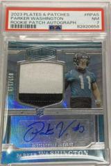 Parker Washington #RPA-5 Football Cards 2023 Panini Plates and Patches Rookie Patch Autographs Prices