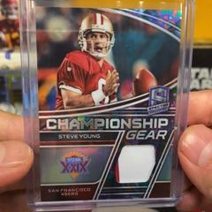 Steve Young [Psychedelic] #CG-SYO Football Cards 2022 Panini Spectra Championship Gear Prices