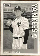 Aaron Judge [Black & White] #9 Baseball Cards 2022 Topps Archives Snapshots Prices
