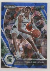 Aaron Henry [Blue Ice Prizm] #48 Basketball Cards 2021 Panini Prizm Draft Picks Prices