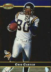 Cris Carter [Acetate Parallel] Football Cards 2000 Bowman's Best Prices