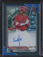 Anthony Scull [Blue Refractor] #CPA-AS Baseball Cards 2024 Bowman Chrome Prospect Autograph Prices