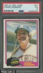 Champ Summers #27 Baseball Cards 1981 O Pee Chee Prices