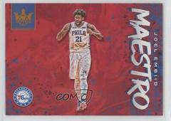 Joel Embiid [Citrine] #26 Basketball Cards 2019 Panini Court Kings Maestros Prices