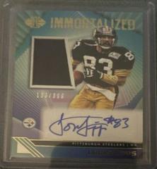 Louis Lipps [Red] #31 Football Cards 2023 Panini Illusions Immortalized Jersey Autograph Prices