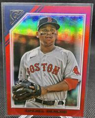 Rafael Devers [Red] #3 Baseball Cards 2022 Topps Gallery Prices
