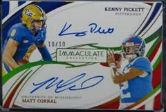 Kenny Pickett, Matt Corral [Gold] #DA-KM Football Cards 2022 Panini Immaculate Collegiate Dual Autographs Prices