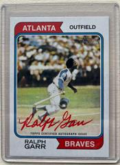 Ralph Garr [Special Edition Red Ink] #ROA-RGR Baseball Cards 2023 Topps Heritage Real One Autographs High Number Prices