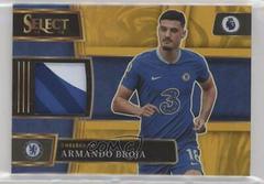 Armando Broja [Gold] #SM-BRO Soccer Cards 2022 Panini Select Premier League Memorabilia Prices