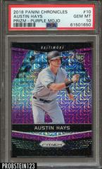 Austin Hays [Purple Mojo] Baseball Cards 2018 Panini Chronicles Prizm Prices