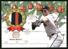 Austin Riley [Red Metallic] #WRC-AR Baseball Cards 2022 Topps Holiday Relics Prices